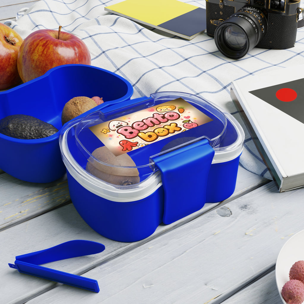 Two-Tier Bento Box — Cute Kawaii Lunchbox for Kids with 'Bento Box' Design