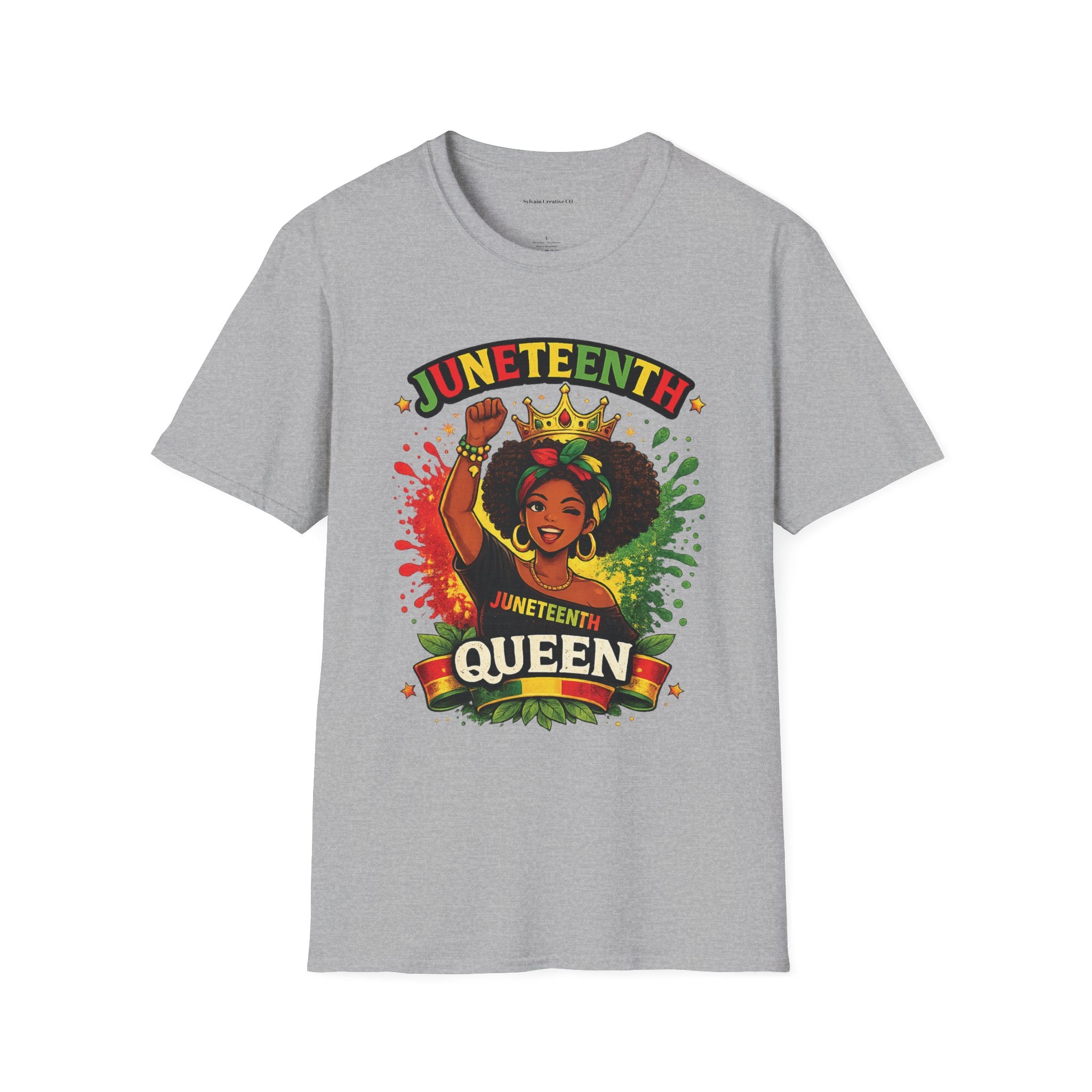 Juneteenth Queen T-Shirt — Black History Celebration Tee