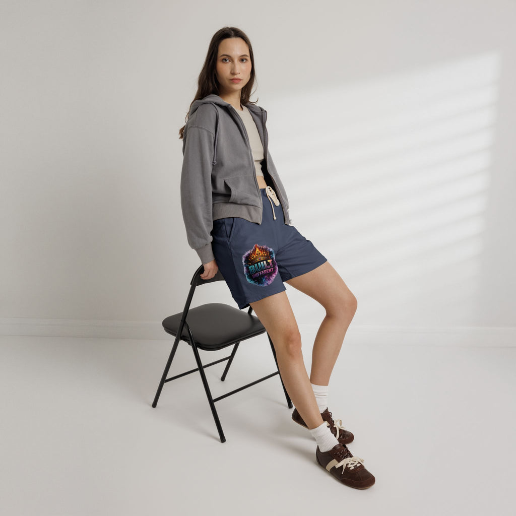 Built Different Sweat Shorts — Garment-Dyed Fleece Athletic Shorts