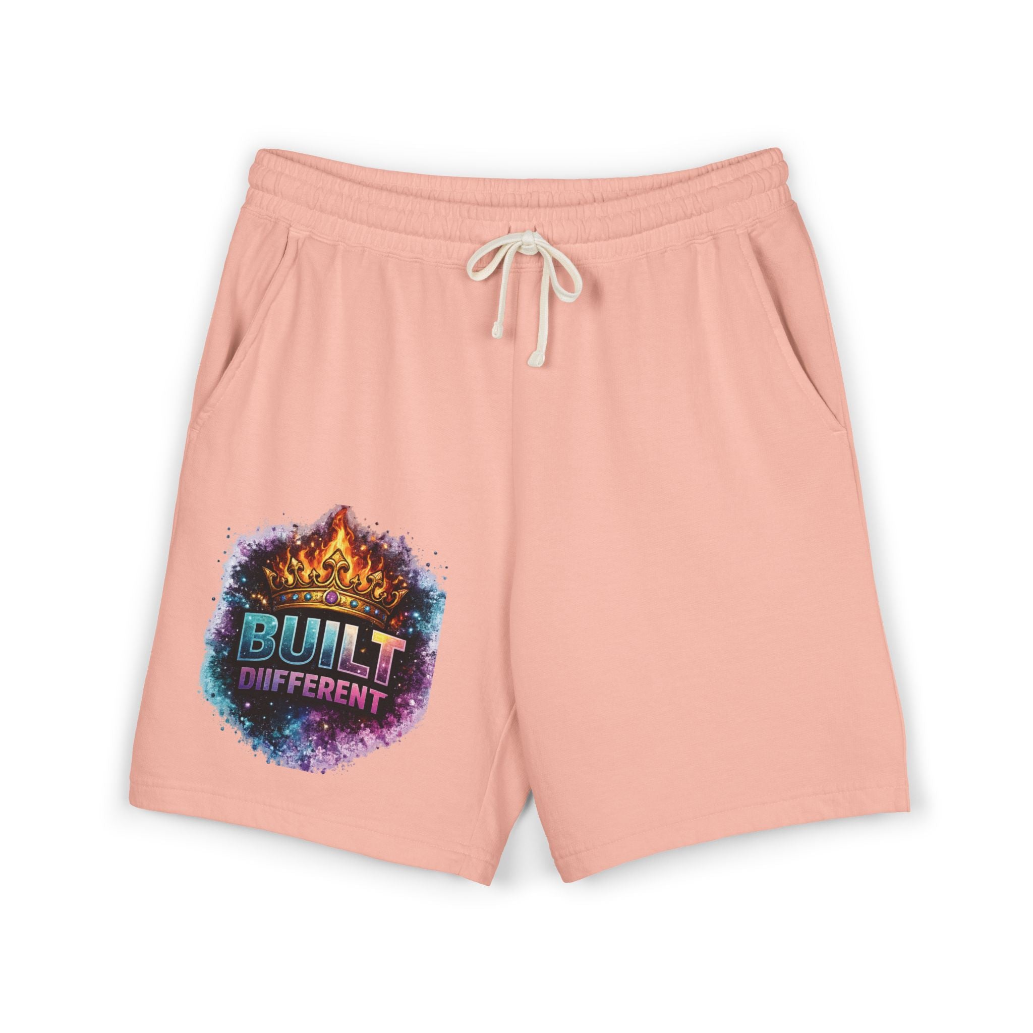 Built Different Sweat Shorts — Garment-Dyed Fleece Athletic Shorts