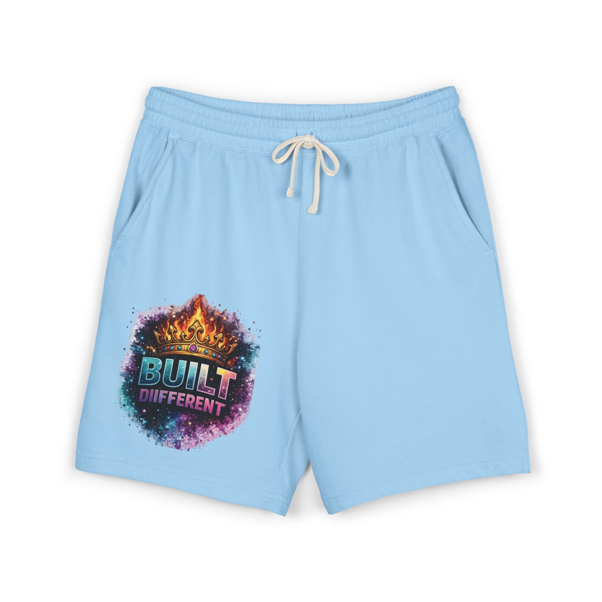 Built Different Sweat Shorts — Garment-Dyed Fleece Athletic Shorts