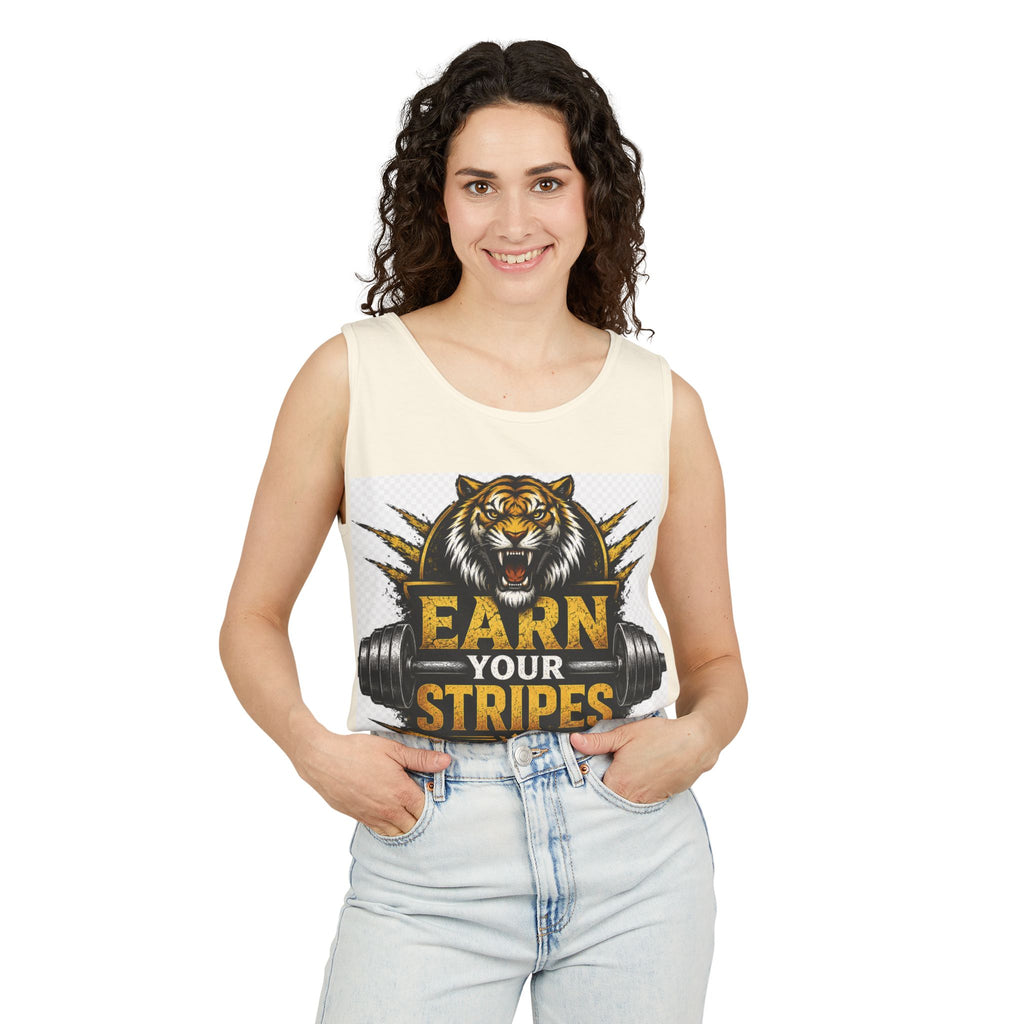 Earn Your Stripes Graphic Tank Top