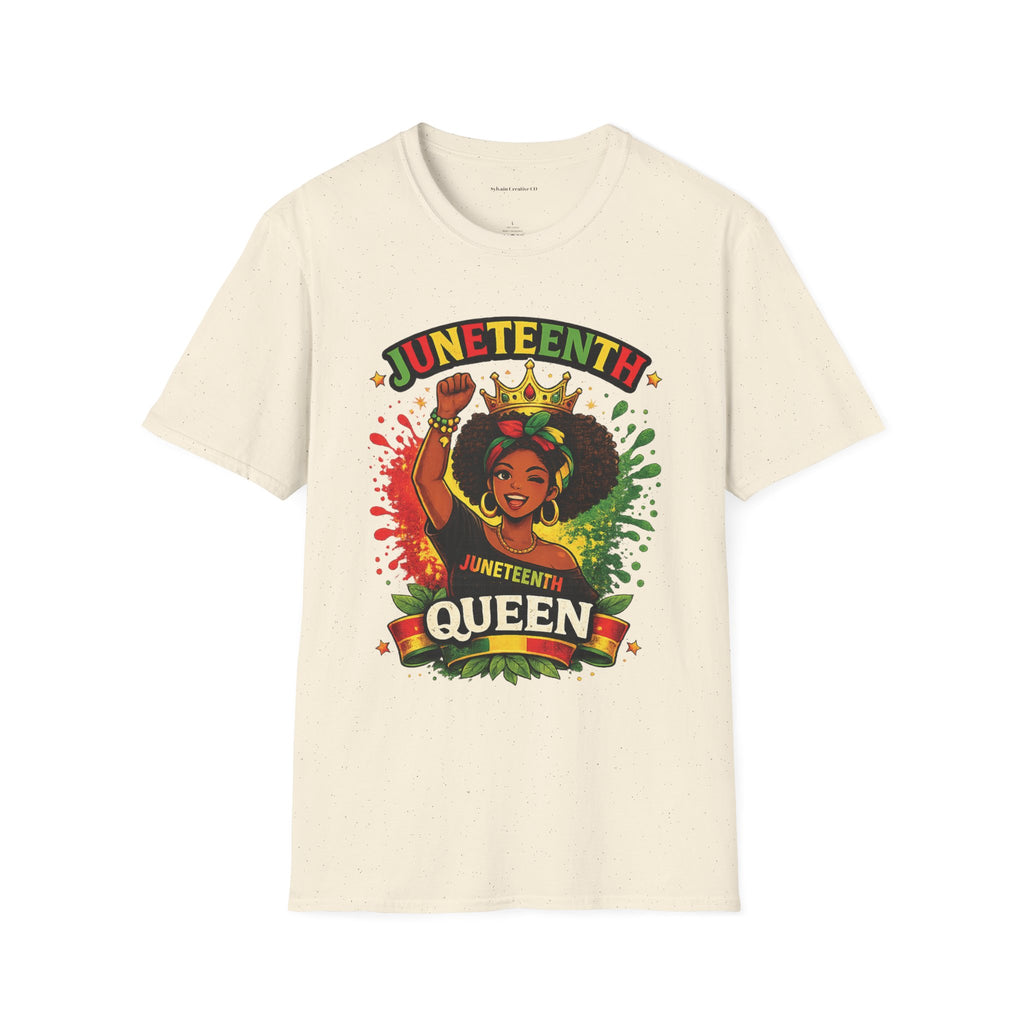 Juneteenth Queen T-Shirt — Black History Celebration Tee