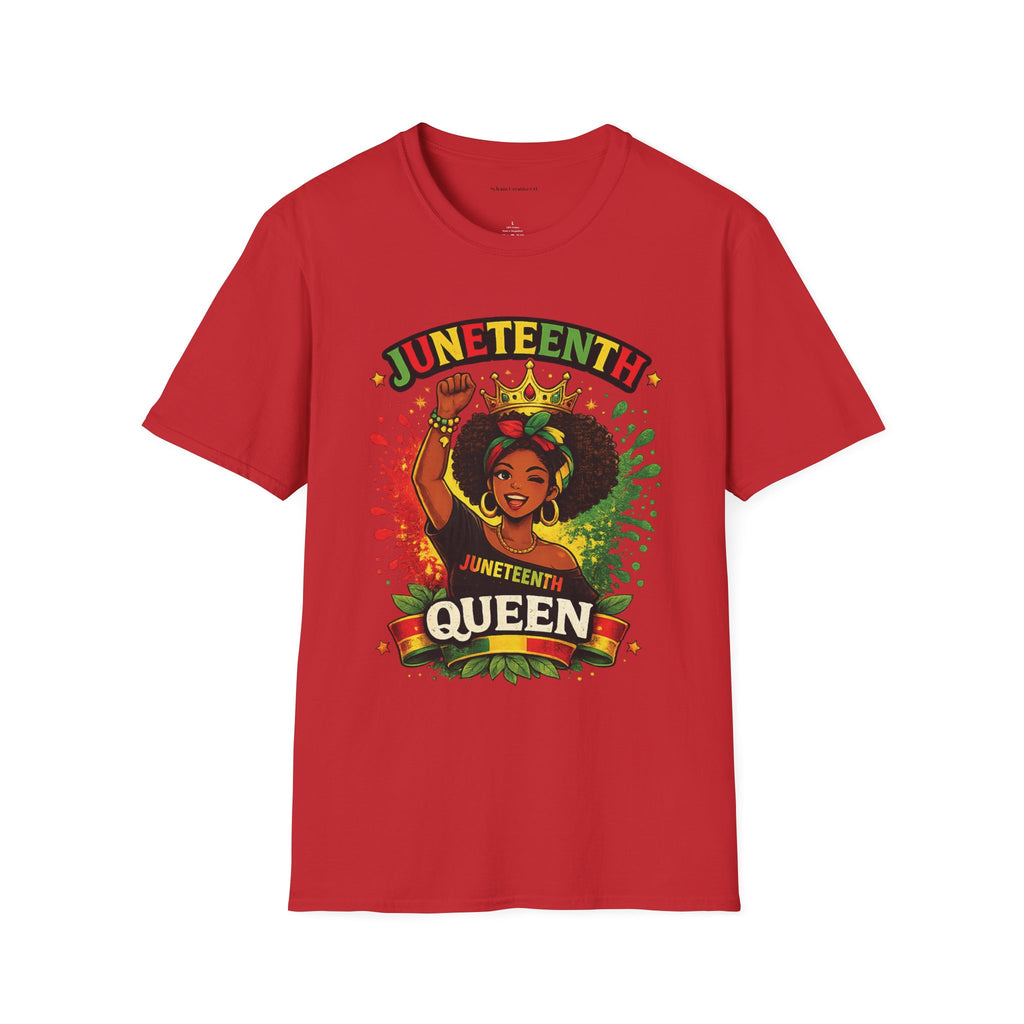 Juneteenth Queen T-Shirt — Black History Celebration Tee