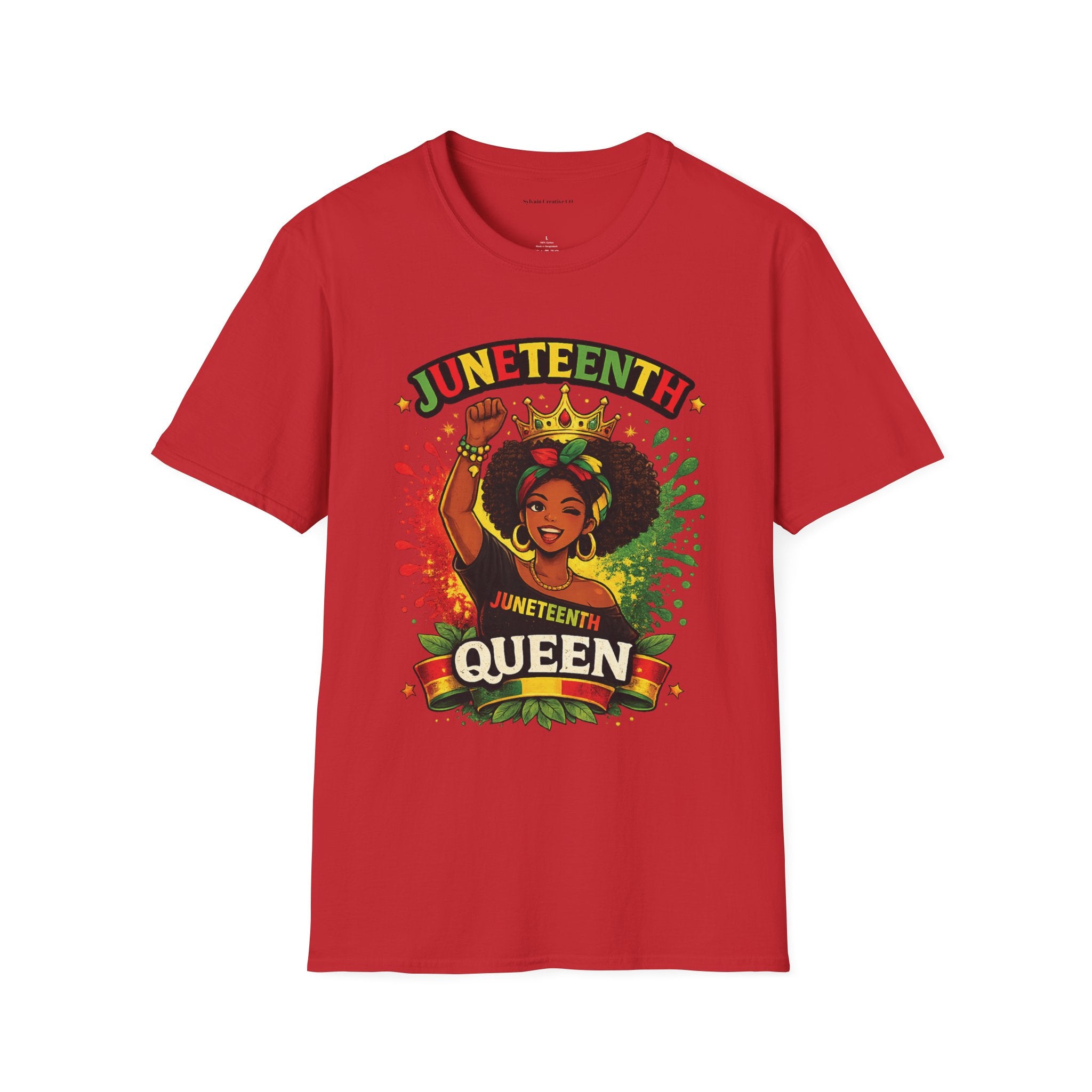 Juneteenth Queen T-Shirt — Black History Celebration Tee