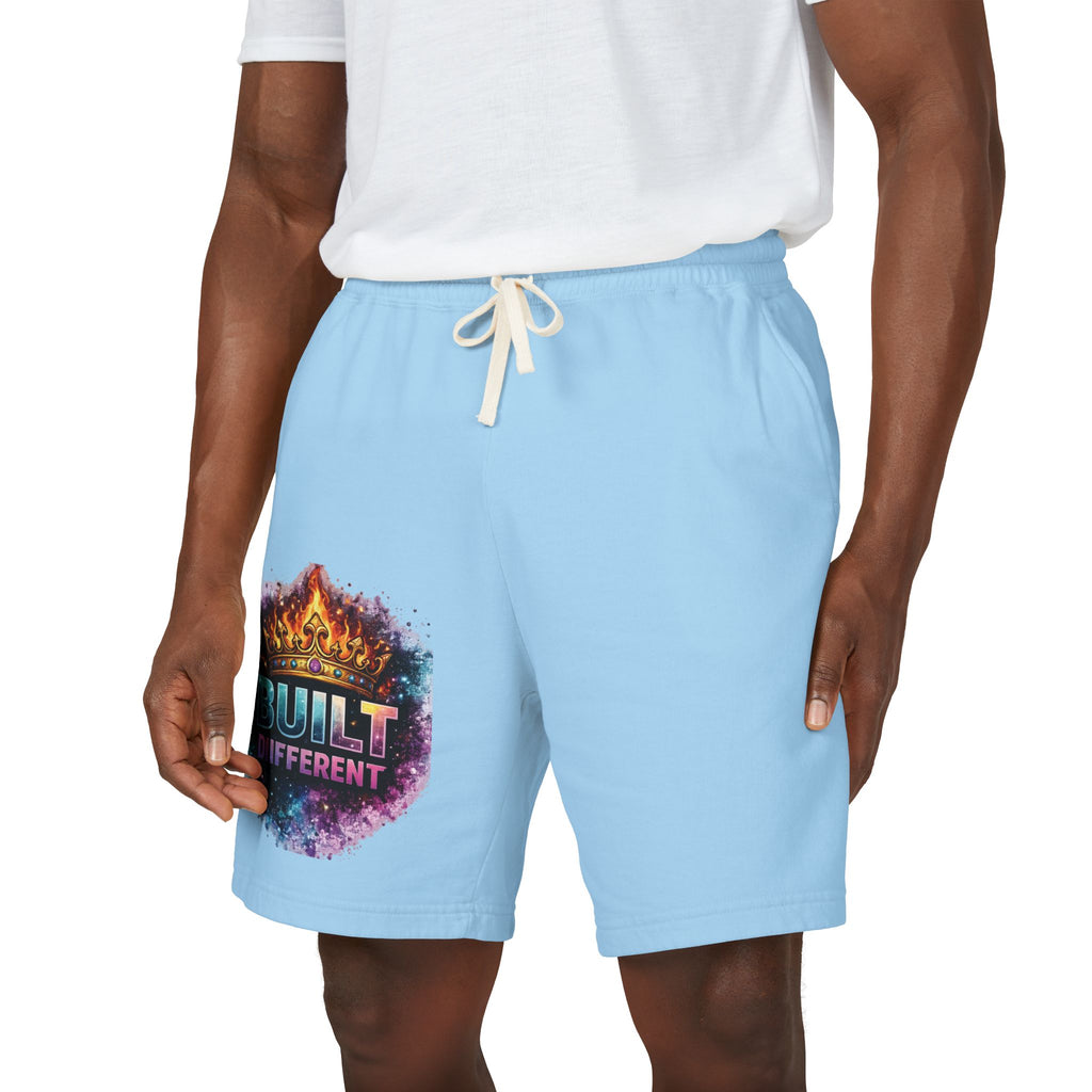Built Different Sweat Shorts — Garment-Dyed Fleece Athletic Shorts