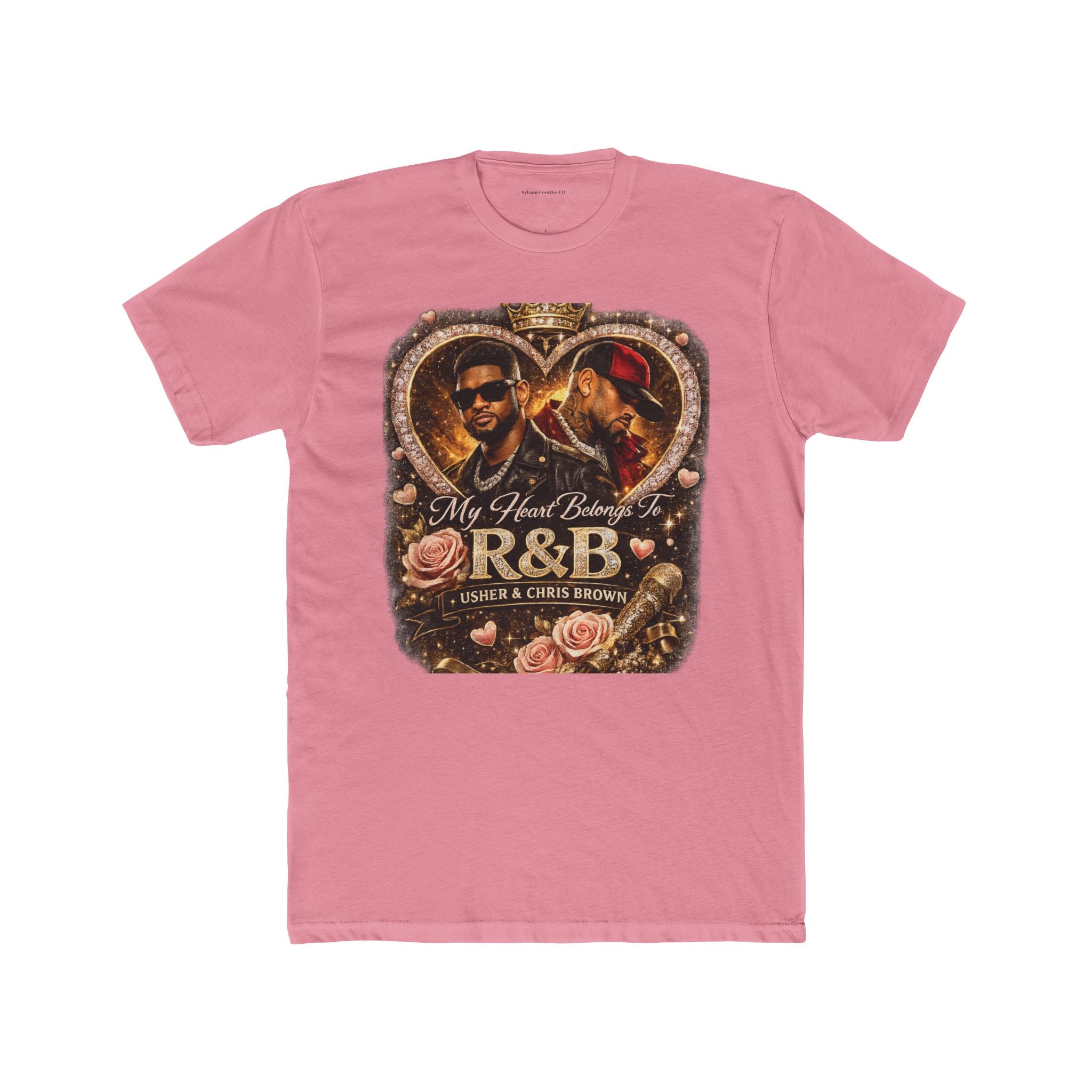 R&B Vintage Heart Tee — "My Heart Belongs to R&B" Graphic T-Shirt
