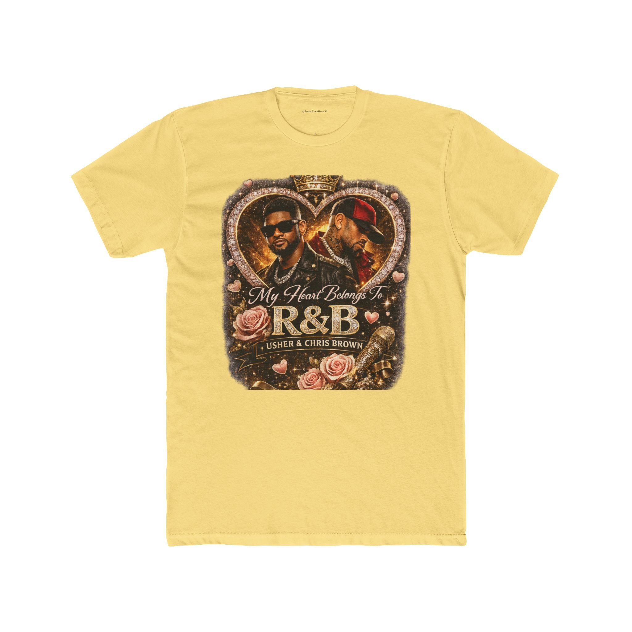R&B Vintage Heart Tee — "My Heart Belongs to R&B" Graphic T-Shirt