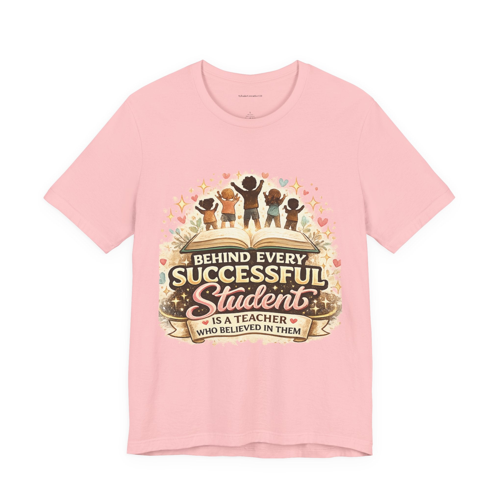 Behind Every Successful Student Teacher T‑Shirt — Inspirational Teacher Appreciation Tee
