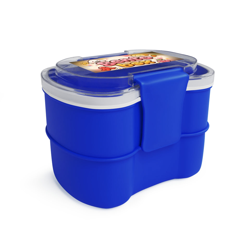 Two-Tier Bento Box — Cute Kawaii Lunchbox for Kids with 'Bento Box' Design