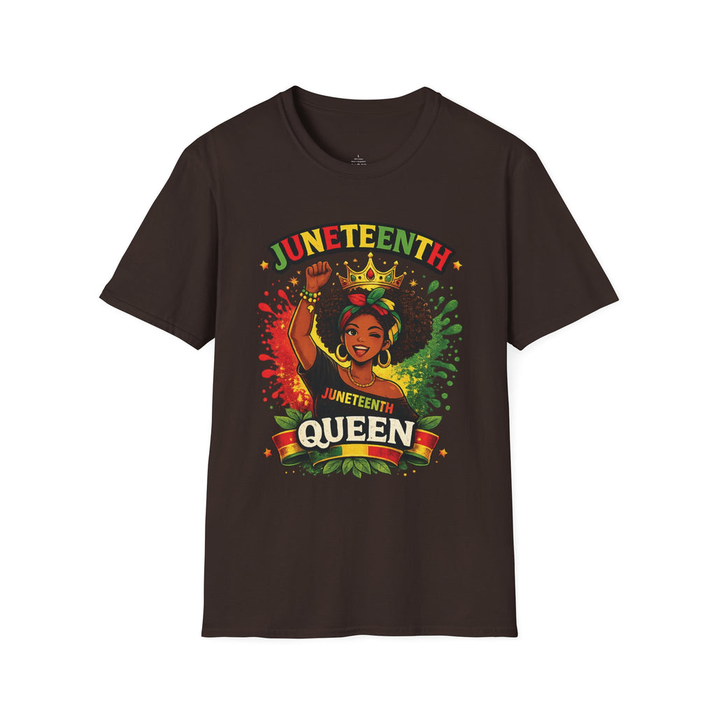 Juneteenth Queen T-Shirt — Black History Celebration Tee