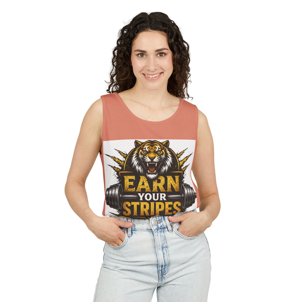 Earn Your Stripes Graphic Tank Top