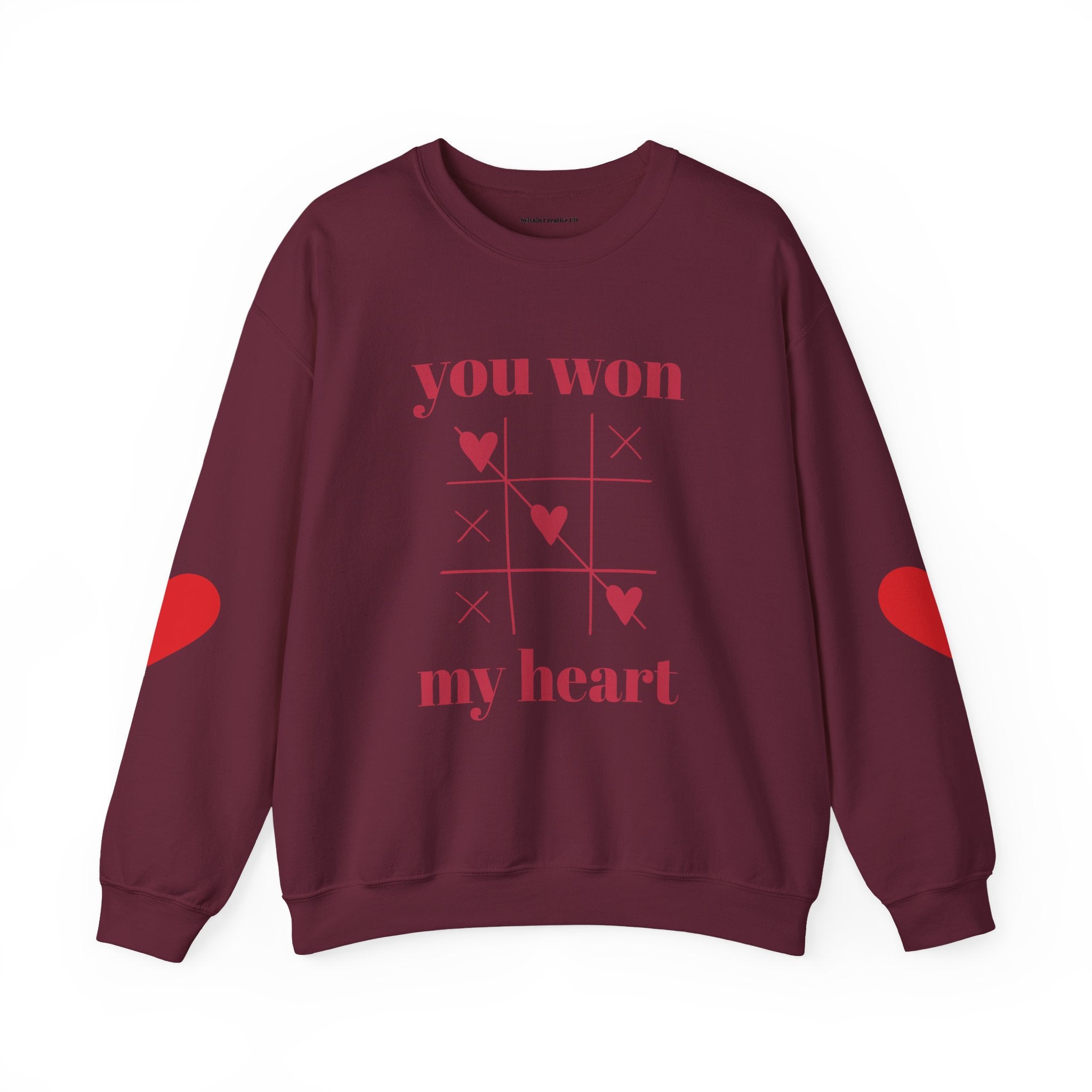 Valentine Tic-Tac-Toe "You Won My Heart" Sweatshirt