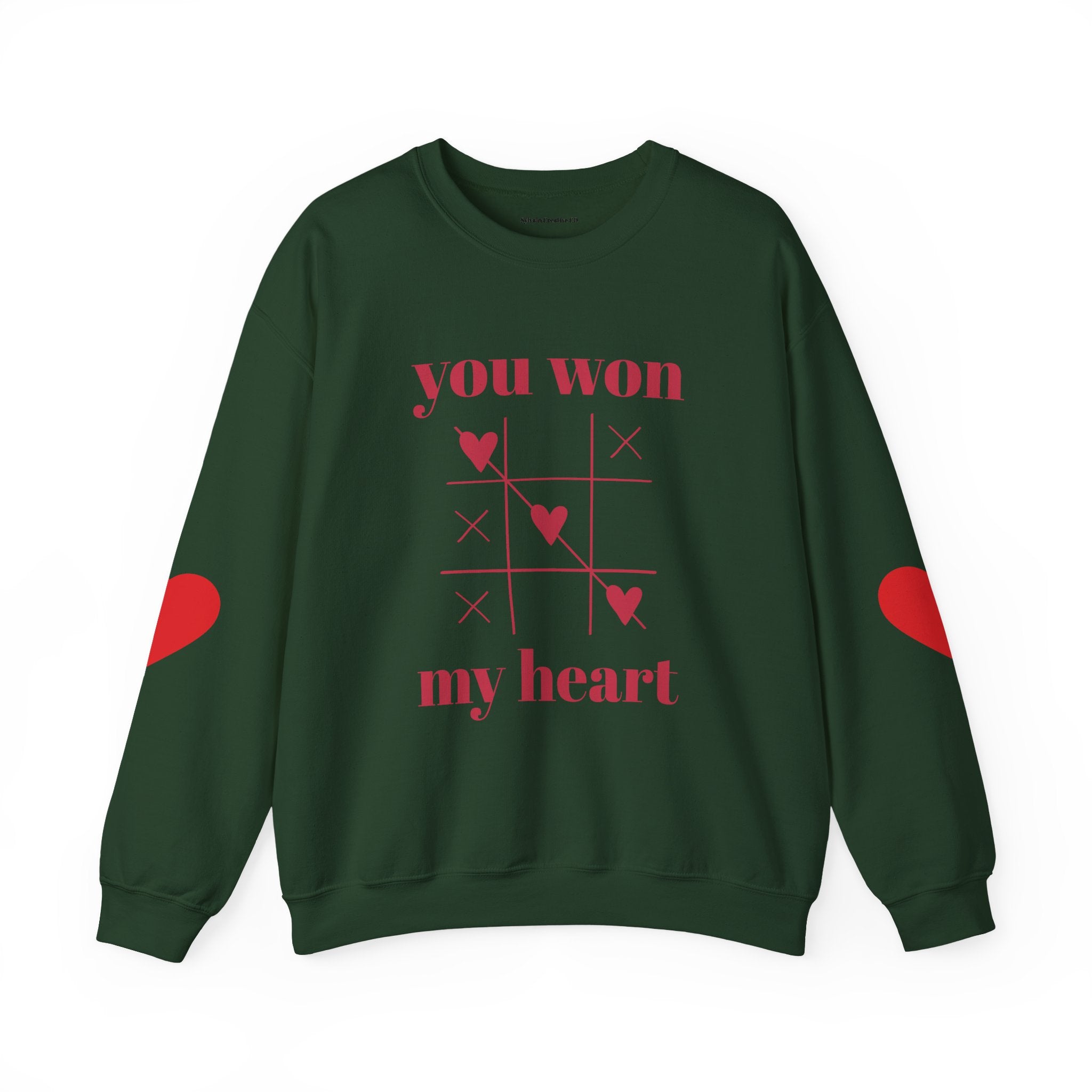 Valentine Tic-Tac-Toe "You Won My Heart" Sweatshirt